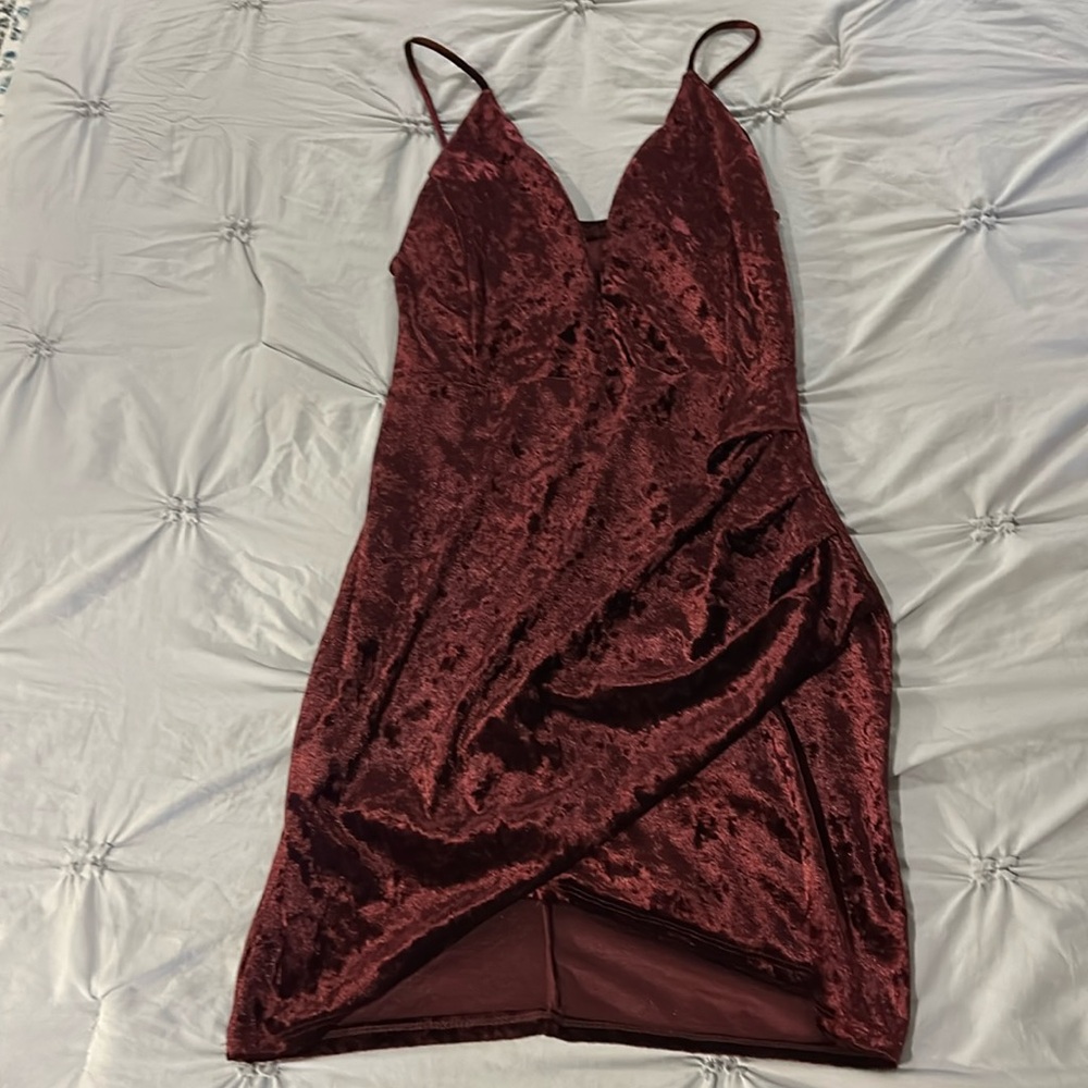 Velvet minidress